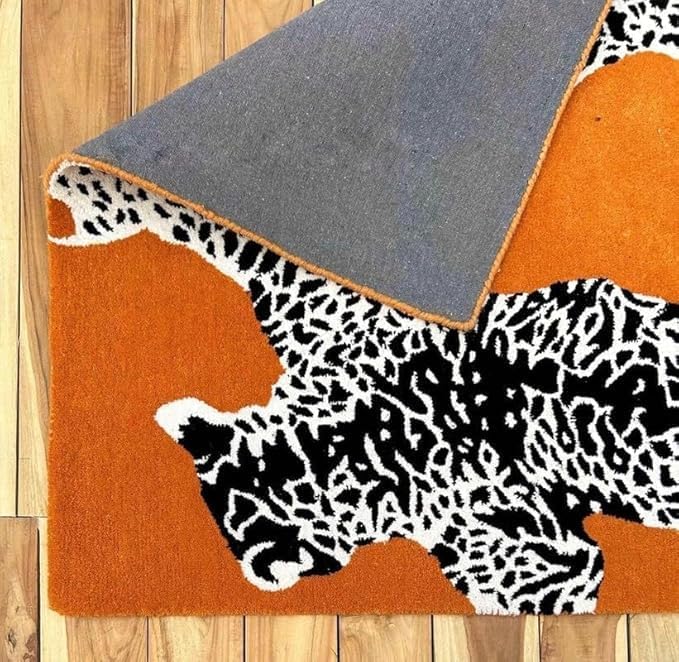 Hand Tufted Modern & Unique Animal Rugs 100% Wool, Soft and Durable Rugs for Your Living Room, Bedroom,Hall Or Any Room (Multi Colour B1, 12 X 15 Feet)