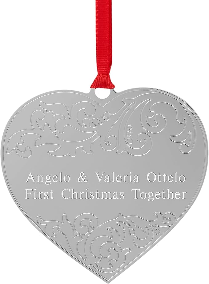 Things Remembered Personalized Embellished Heart Ornament (Free Customization)