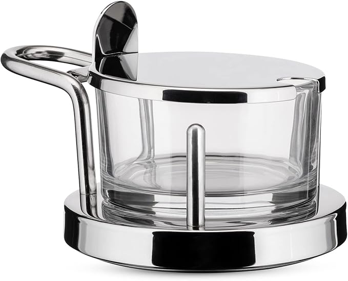 Alessi Parmesan Cheese Cellar, Silver Large
