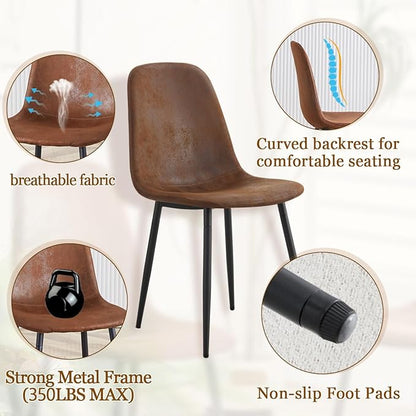 Dining Table Set for 10,Large 79" Rectangular Kitchen Table Set for 10 with Cushioned Chairs,Modern Mid-Century Wood Dining Room Table Set for 10,Ideal for Dining & Gatherings