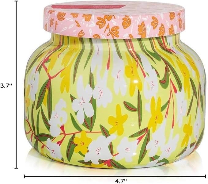 Capri Blue Scented Candles - Pattern Play Glass Jar Candles - Long Lasting Soy Wax Blend - Luxury Home Decor - Notes of Orchid, Jasmine, Gardenia & Floral Musk - Gifts for Women (Aloha Orchid, 19 oz)