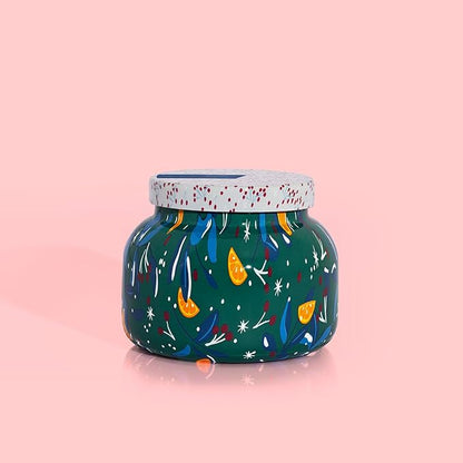 Capri Blue Pattern Play Signature Holiday Candle - Luxury Holiday Scented Candle for Home- Long Lasting Soy Wax Blend - Comes in Decorative Glass Jar (Volcano, 19 oz)