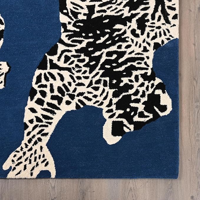 Hand Tufted Modern & Unique Animal Rugs 100% Wool, Soft and Durable Rugs for Your Living Room, Bedroom,Hall Or Any Room (Multi Colour TS1, 9 X 12 Feet)