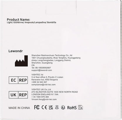 Lewondr Christmas Table Lamp, USB/Battery Powered Spiral Christmas Tree Desk Lamp with Star Topper, Decorative Christmas Tree Light with Red/Green Hanging Bells for Home Bedroom Xmas Party, Red/Green