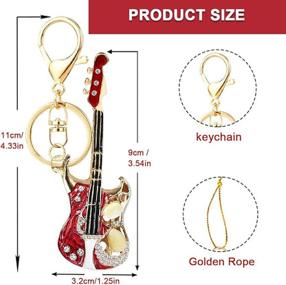 BAOXUE Guitar Ornaments for Christmas Tree, mini Music Ornament for Christmas Tree, Miniature Guitar Ornament Gifts for Rock Band Music Lovers,Bass Guitar Ornaments 2025