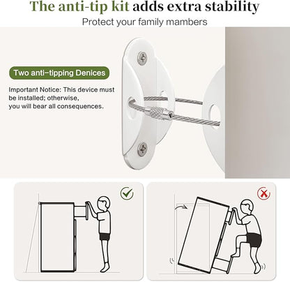 55.12" Modern Chest of Drawer, 6 Deep Drawers,Clothes Organizer,Large Storage Cabinet for Living Room, Bedroom,Dresser TV Stand, Wood Drawer Organizer for Living Room, Hallway,White