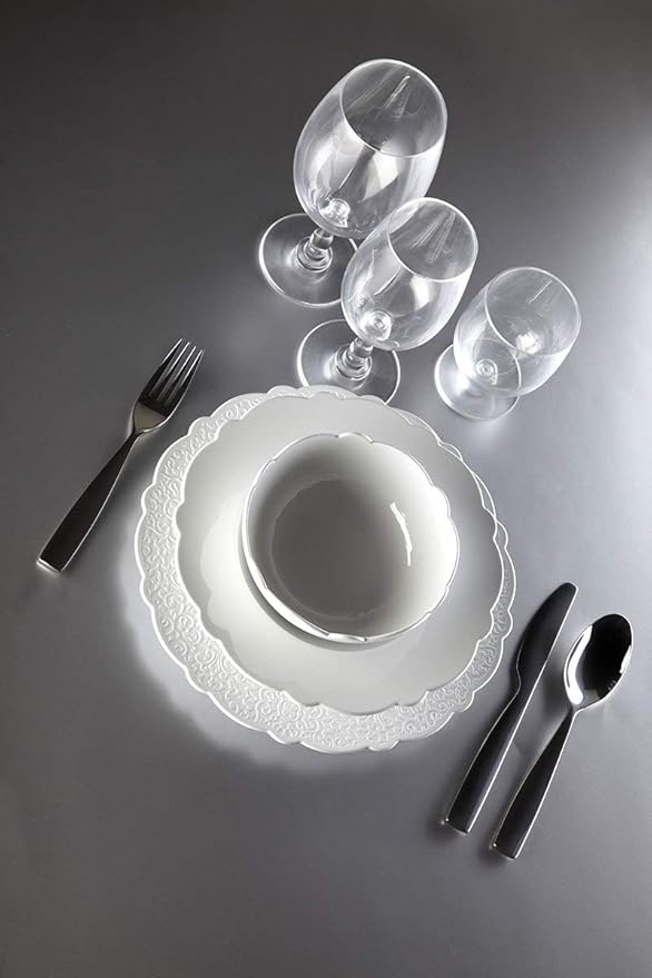 Alessi Dressed Glass For White Wine, Transparent