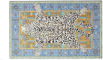Hand Tufted Modern & Unique Animal Rugs 100% Wool, Soft and Durable Rugs for Your Living Room, Bedroom,Hall Or Any Room (Multi Colour 1, 8 X 10 Feet)
