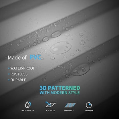 Art3d Slat Wall Panel, 3D Fluted Textured Panel 12-Tile 19.7 x 19.7in. - White