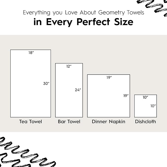 GEOMETRY Christmas Kitchen Towels Quick Dry Microfiber Premium Towel Merry Green 1 Pack