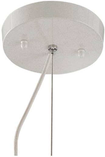 Possini Euro Design White Flower Hanging Pendant Lighting Fixture 25 1/4" Wide Modern Blooming Curved Petals for Dining Room Living House Home Foyer Kitchen Island Entryway Bedroom High Ceilings