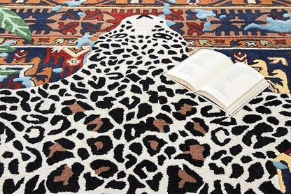 Hand Tufted Modern & Unique Animal Rugs 100% Wool, Soft and Durable Rugs for Your Living Room, Bedroom,Hall Or Any Room (Multi Colour X1, 4 x 6 Feet)