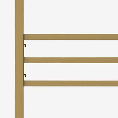 ZINUS Patricia Gold Metal Canopy Platform Bed Frame, Mattress Foundation with Steel Slat Support, No Box Spring Needed, Easy Assembly, Full