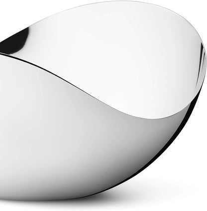 Georg Jensen Bloom Tall Large Stainless Steel Serving Bowl