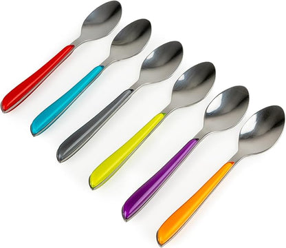 Amefa Eclat Kaleidoscope 24 Piece Flatware Cutlery Box Set, Bright Multi Colored