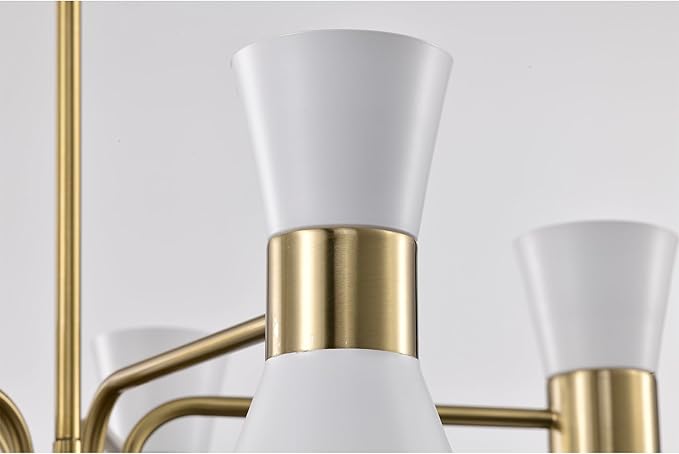 Mariet 25 Inch Modern Geometric Chandelier 5 Light