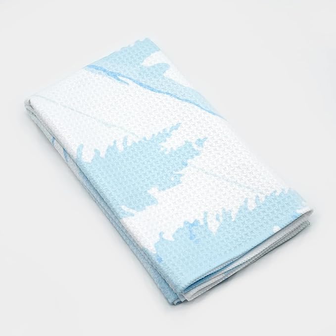 Eunzel Kitchen Tea Towel Quick Dry Microfiber Dish Towels 18x30 Snow Mountain