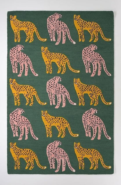 Hand Tufted Modern & Unique Animal Rugs 100% Wool, Soft and Durable Rugs for Your Living Room, Bedroom,Hall Or Any Room (Multi Colour U1, 10 X 14 Feet)