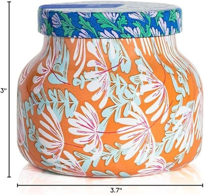 Capri Blue Scented Candles - Pattern Play Glass Jar Candles - Long Lasting Soy Wax Blend - Luxury Home Decor - Notes of Vanilla, Bergamot, & Sandalwood - Gifts for Women (Havana Vanilla, 8 oz)