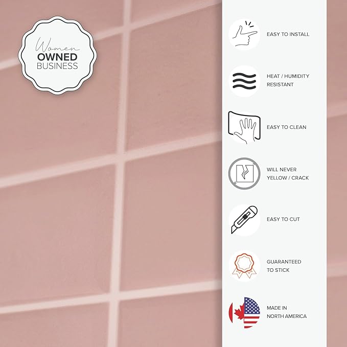 SMART TILES Peel and Stick Backsplash - 5 Sheets of 11.43" x 9" - 3D Adhesive Peel and Stick Tile Backsplash for Kitchen, Bathroom, Wall Tile