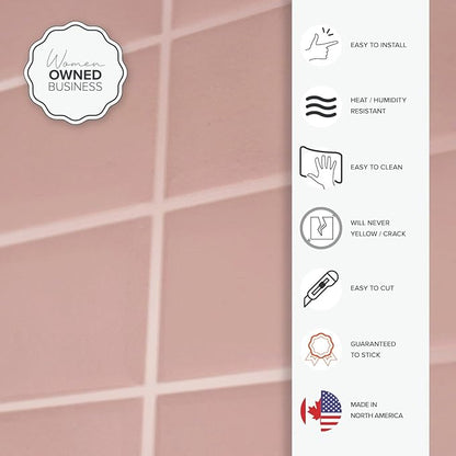 SMART TILES Peel and Stick Backsplash - 5 Sheets of 11.43" x 9" - 3D Adhesive Peel and Stick Tile Backsplash for Kitchen, Bathroom, Wall Tile