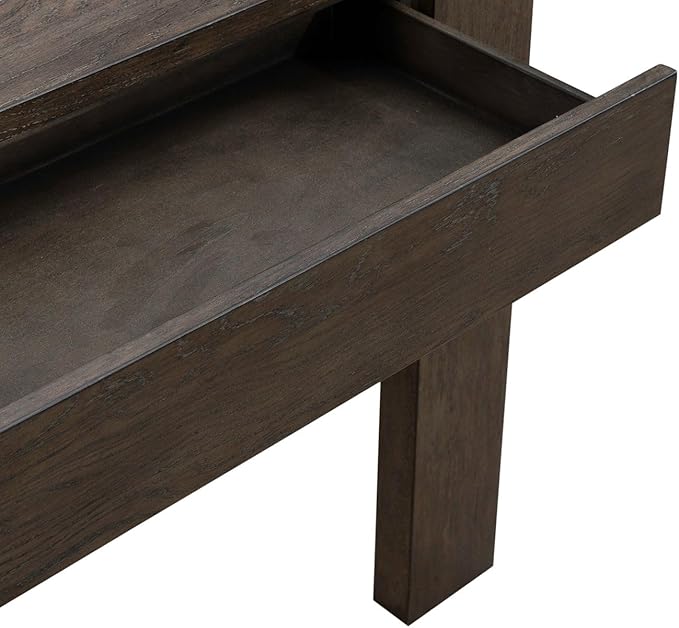 Liberty Furniture Cascade Falls 3 Piece Set - Accent Console Table, 2 Upholstered Stools - Satin Espresso