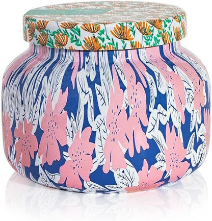 Capri Blue Scented Candles - Pattern Play Glass Jar Candles - Long Lasting Soy Wax Blend - Luxury Home Decor - Notes of Tropical Fruits & Sugared Citrus - Gifts for Women (Volcano, 19 oz)