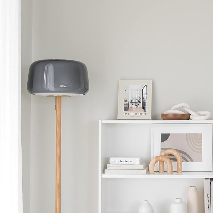 Wood Arch Decorative Objects - Modern Bookshelf Decor, Coffee Table Sculpture, Floating Shelf Decor Accents, Japandi Home Decorations for Side, Console and Entryway Table