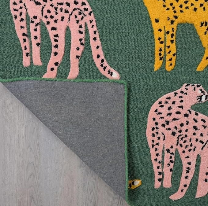 Hand Tufted Modern & Unique Animal Rugs 100% Wool, Soft and Durable Rugs for Your Living Room, Bedroom,Hall Or Any Room (Multi Colour U1, 10 X 13 Feet)