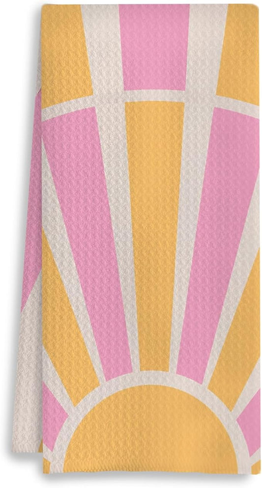 Boho Hand Towels for Kitchen Bathroom Farmhouse Boho Tea Dish Towels Tabletop Decor