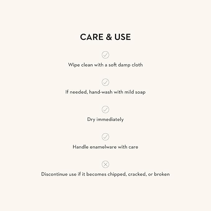 MACKENZIE-CHILDS Tall Enamel Vase, Unique Flower Vase-Decor for Living Room, Blue Wildflowers