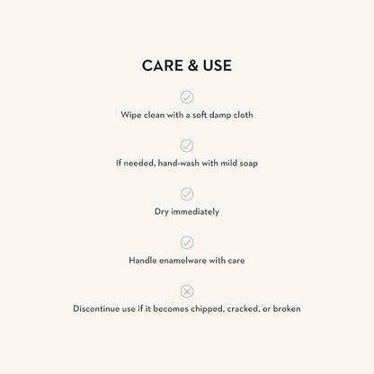 MACKENZIE-CHILDS Tall Enamel Vase, Unique Flower Vase-Decor for Living Room, Blue Wildflowers