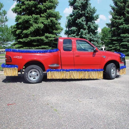 TCDesignerProducts Blue Metallic Twist Garland, Parade Float Decorations, Tinsel Garland, Christmas Garland, Home Décor