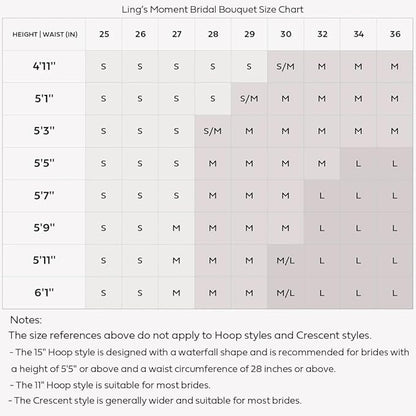 Ling's moment Boho Bridal Bouquet Cascading, Rustic Wedding Bouquets for Bride, 15 Inch Silk Fall Artificial Wedding Flower Bouquet