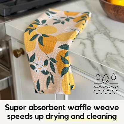 Modern Style Premium Kitchen Tea Towel Super Absorbent Fast Drying Microfiber Classic Christmas