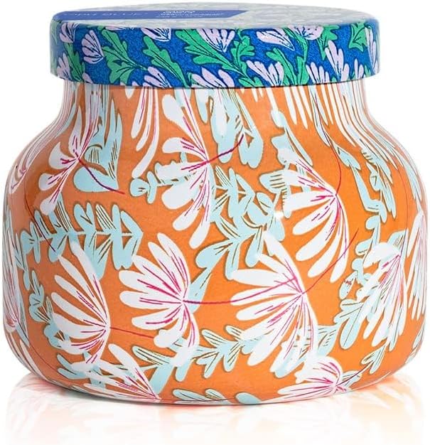 Capri Blue Scented Candles - Pattern Play Glass Jar Candles - Long Lasting Soy Wax Blend - Luxury Home Decor - Notes of Vanilla, Bergamot, & Sandalwood - Gifts for Women (Havana Vanilla, 8 oz)