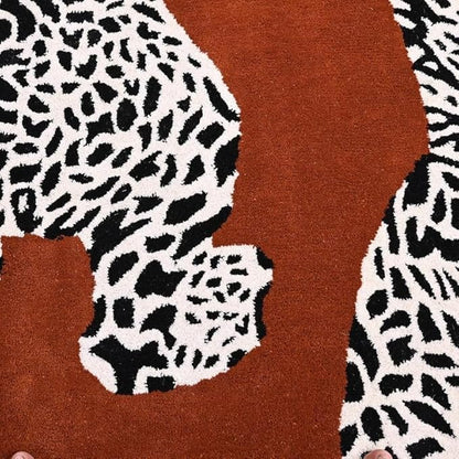 Hand Tufted Modern & Unique Animal Rugs 100% Wool, Soft and Durable Rugs for Your Living Room, Bedroom,Hall Or Any Room (Multi Colour O1, 10 X 14 Feet)