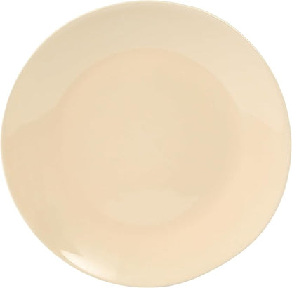 Bloomhouse Montecito Breeze 16 Piece (Service for 4) Double Plates and Bowls Stoneware Reactive Glaze Dinnerware Set - Marble Dawn Cream