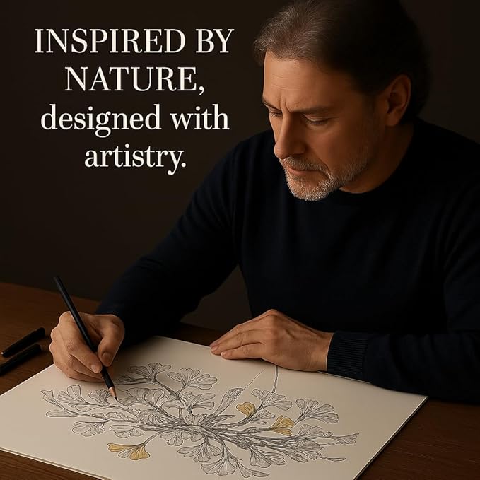 Modern Chandelier for Dining Room, Modern D31.5" Ginkgo Leaf Black Tree Branch Chandelier, Farmhouse Round Chandeliers Over Dining, Glass Lights for Living Room Bedroom Kitchen Island, 10-Light