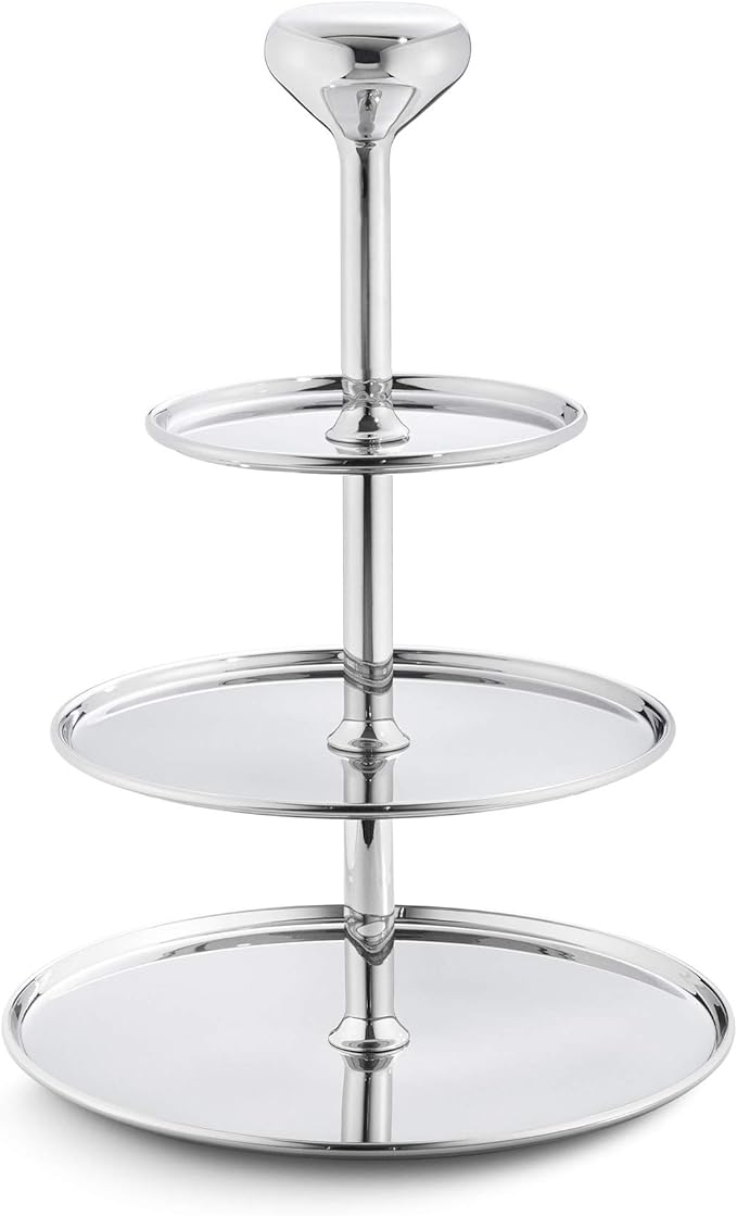 Georg Jensen Alfredo 3-Tier Shelf Food Server, Stainless Steel