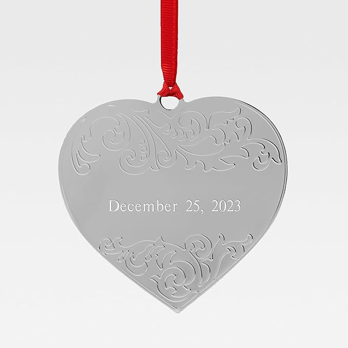 Things Remembered Personalized Embellished Heart Ornament (Free Customization)