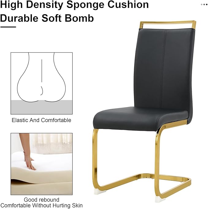 71" Glass Dining Table Set for 8, Dining Table Set for 8, Modern Kitchen Table and 8 Chairs,Tempered Glass Tabletop and MDF Base,Dining Room Table Set for 8