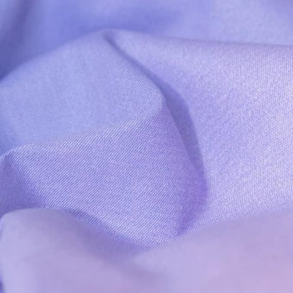 CLOTHKNOW Blue Purple King Size Comforter Set Gradient Bedding Comforter Sets Purple Comforter Soft Blue White Comforter with 2 x Pillow Cases