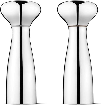 Georg Jensen Alfredo Stainless Steel Salt and Pepper Shakers