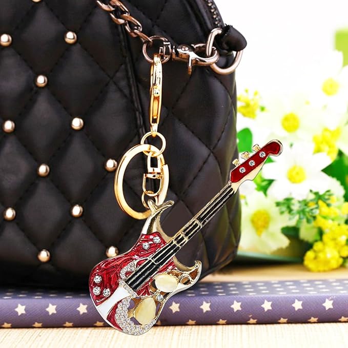 BAOXUE Guitar Ornaments for Christmas Tree, mini Music Ornament for Christmas Tree, Miniature Guitar Ornament Gifts for Rock Band Music Lovers,Bass Guitar Ornaments 2025