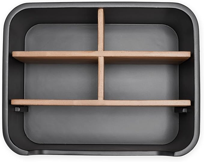 Stylish Desk Organizers and Remote Control Holders in Black, Pen Phone Holder Organizer, Multi-Purpose Caddy Storage Accessories for Desktop Bedside Nightstand