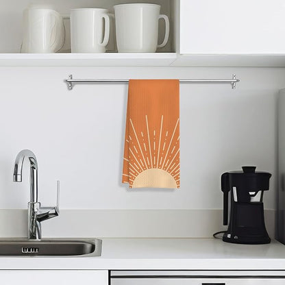 Boho Kitchen Towels Set Bohemian Farmhouse Decor for Kitchen Bathroom