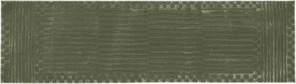 Revival Rugs Soloba 2'7"x9' Machine Washable Runner Rug for Hallway Entryway - 100% Recycled Oeko-TEX Certified, Medium Pile, Green