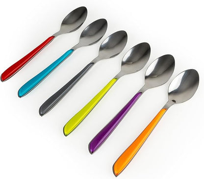 Amefa Eclat Kaleidoscope 24 Piece Flatware Cutlery Box Set, Bright Multi Colored