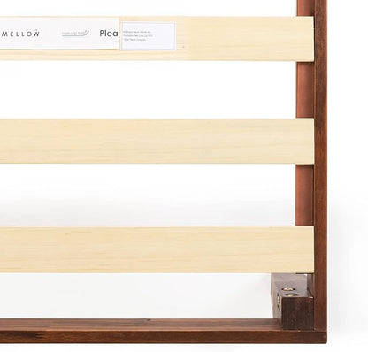 Mellow Naturalista Classic 12 Inch Solid Wood Platform Bed Cal King, Espresso